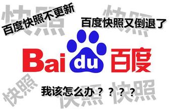 百度快照不更新