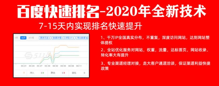 2020年百度快速排名